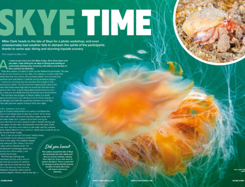 ‘SkyeTime’ by Mike Clark in ScubaDiver, Sept 2024